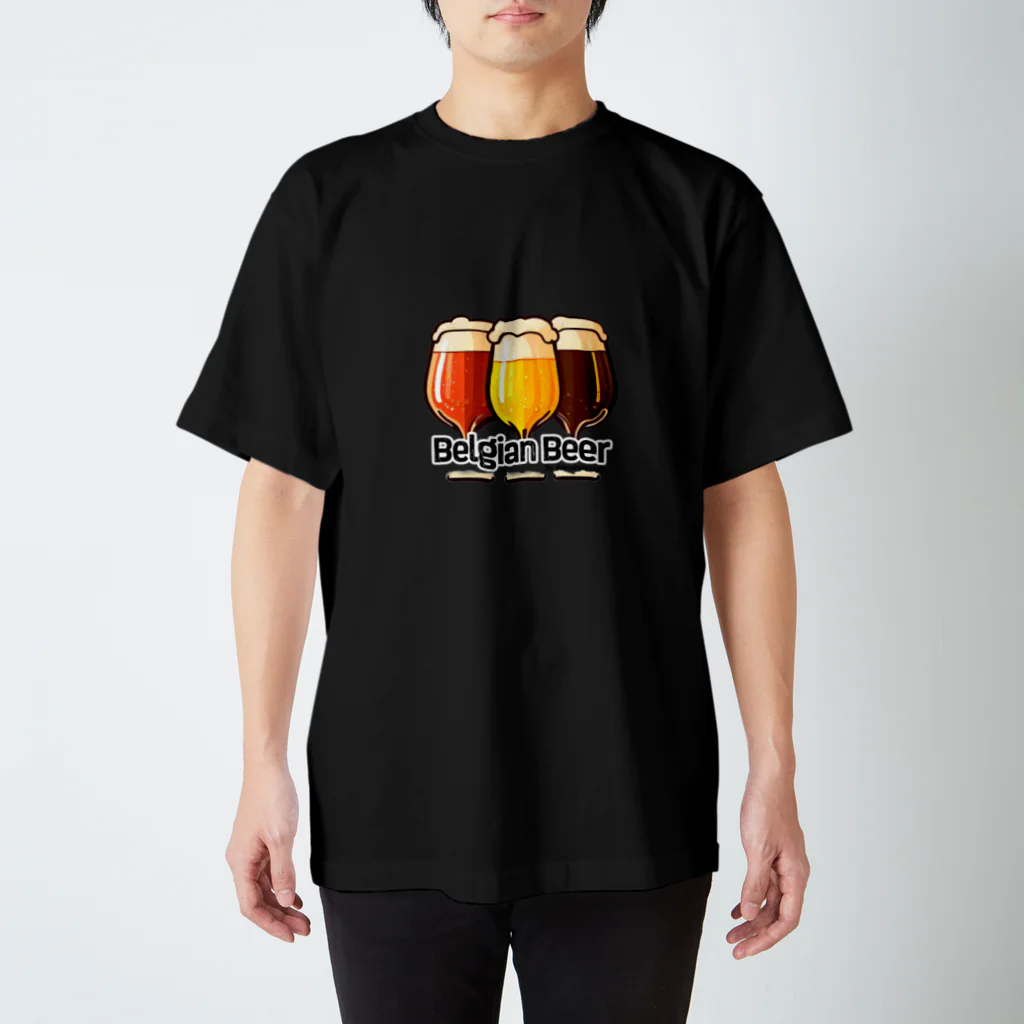 ベルギービールバー麦酒本舗公式グッズの3Belgian Beers Regular Fit T-Shirt