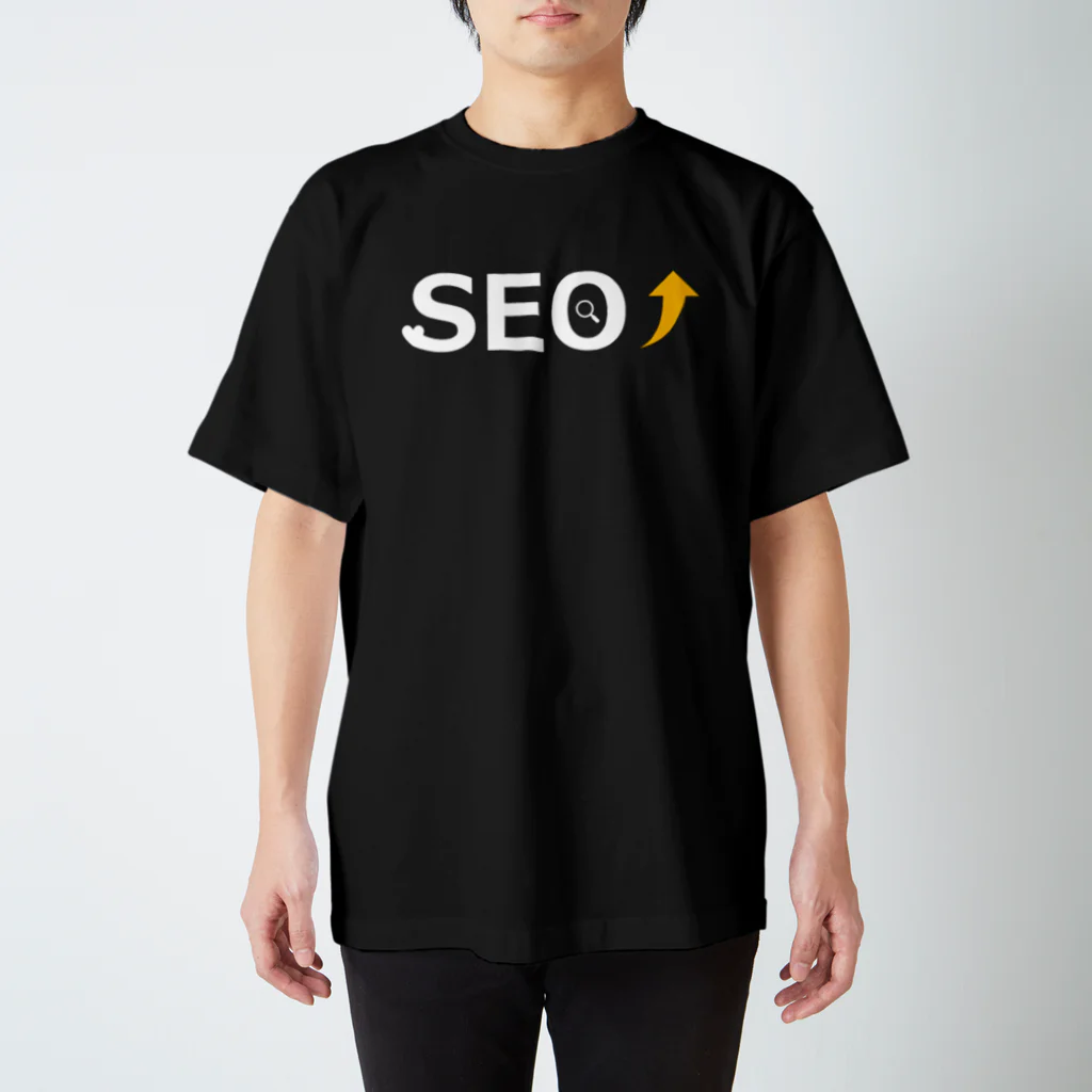 SEOチェックのSEOグッズショップのブラックハットSEO スタンダードTシャツ