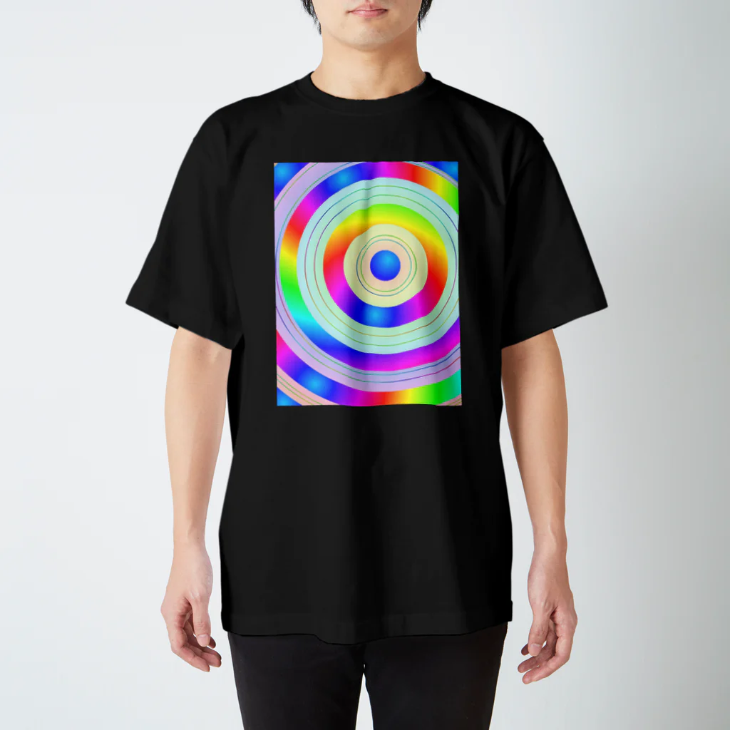 真んなキャのまんなかグルグル Regular Fit T-Shirt