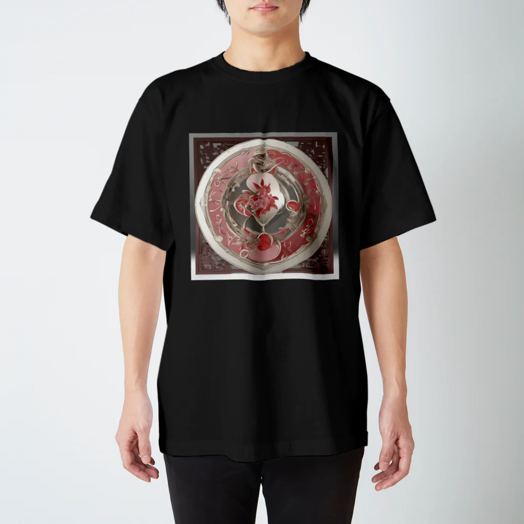 Tentative_Sensationの曼荼羅風イラスト　陰陽テイスト Regular Fit T-Shirt