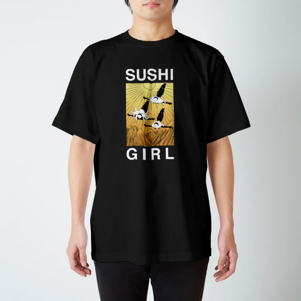 kumashikaruriのSUSHI GIRL Regular Fit T-Shirt