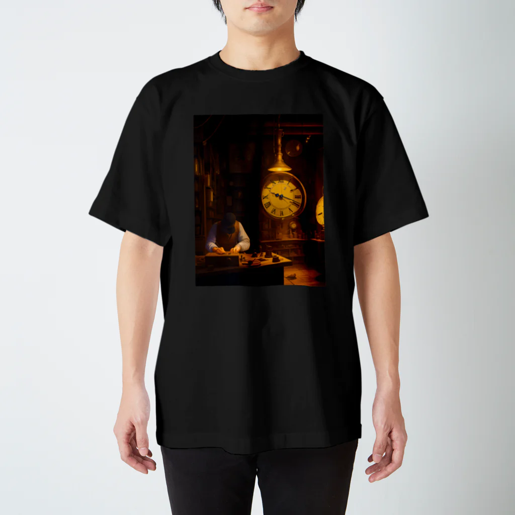 卯月なのかのMidnight Journey　〜静雅な真夜中の旅〜　No.1「時を紡ぐ者」 スタンダードTシャツ