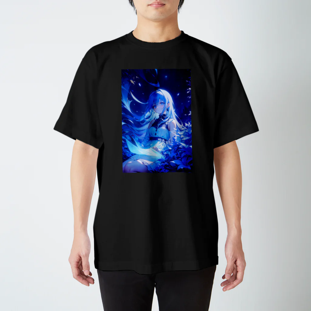 卯月なのかのMidnight Journey　〜静雅な真夜中の旅〜　No.4「鏡花水月」 Regular Fit T-Shirt