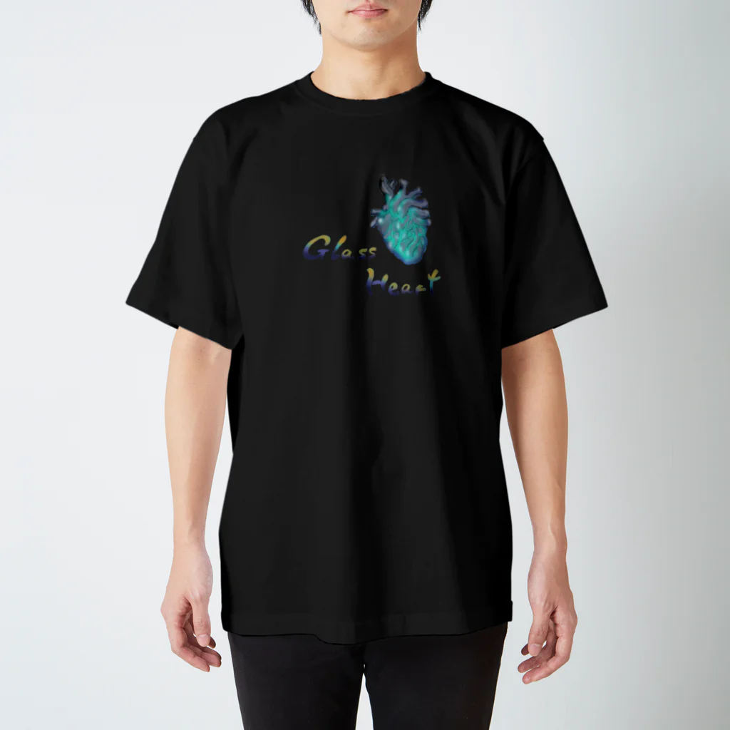 Mountain-and-Valleyのglass heart Regular Fit T-Shirt