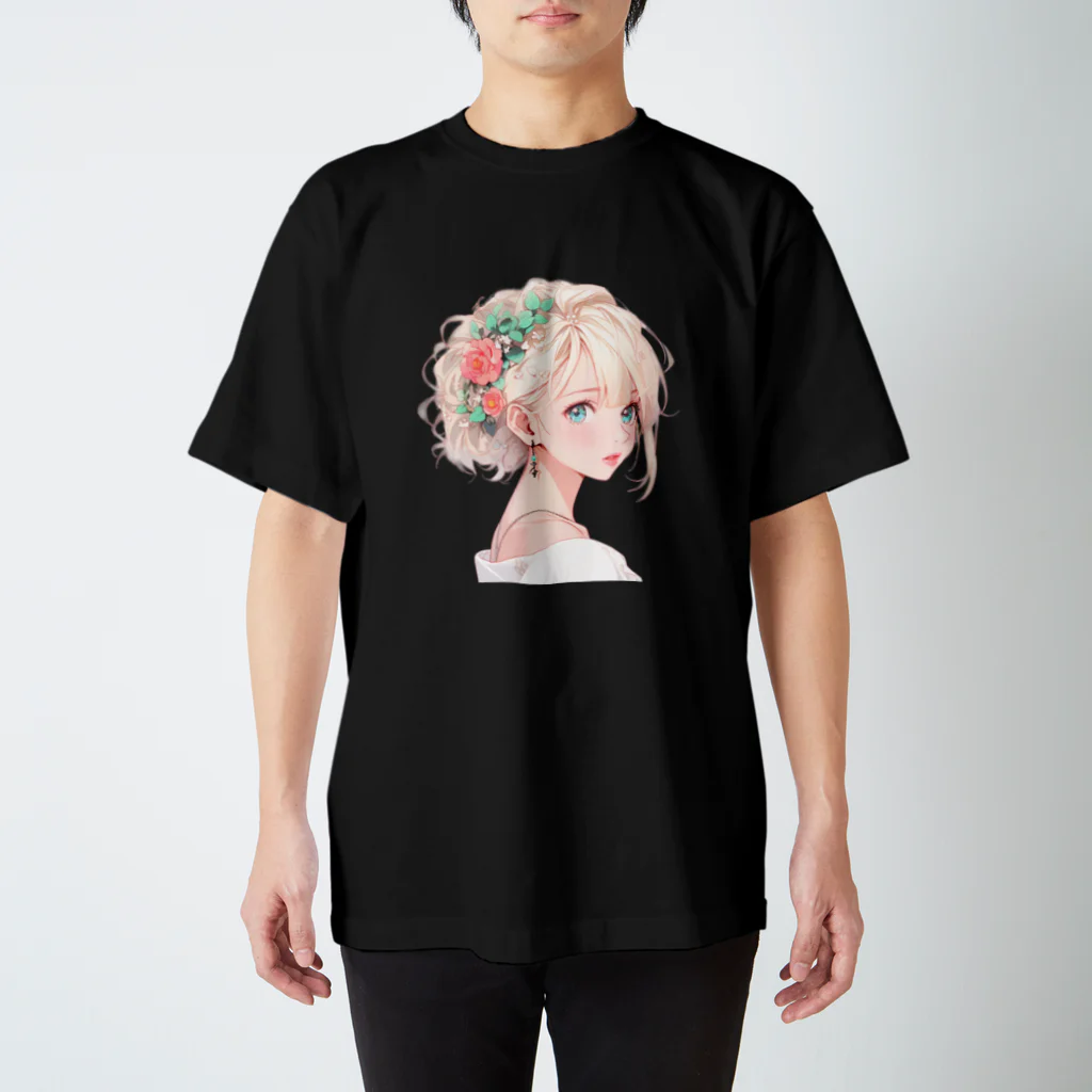 StellaのAI美少女イラスト スタンダードTシャツ