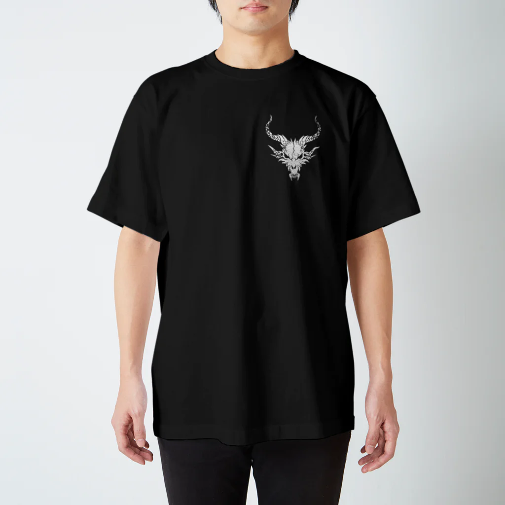 GW@suzuriのドラゴンスカル Regular Fit T-Shirt