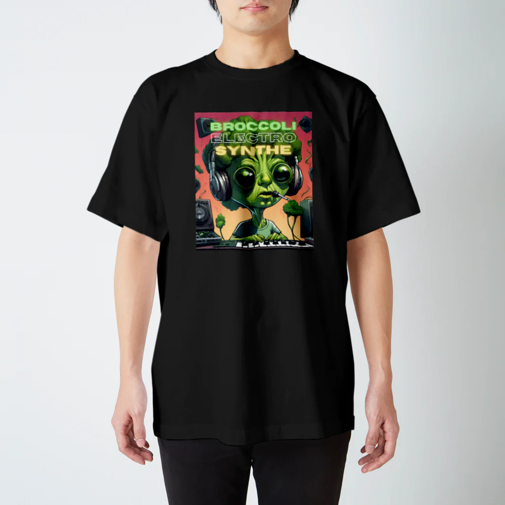 ケマオの店「ZF」の🥦ベジロック「ブロッコリくん」🎸 Regular Fit T-Shirt