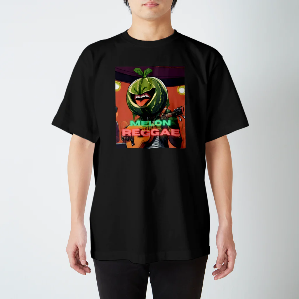 ケマオの店「ZF」の🍈ベジロック「メロンくん」🎶 Regular Fit T-Shirt