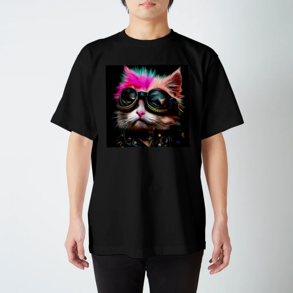 Riere Design StudioのPerfectly Punk Cats Regular Fit T-Shirt