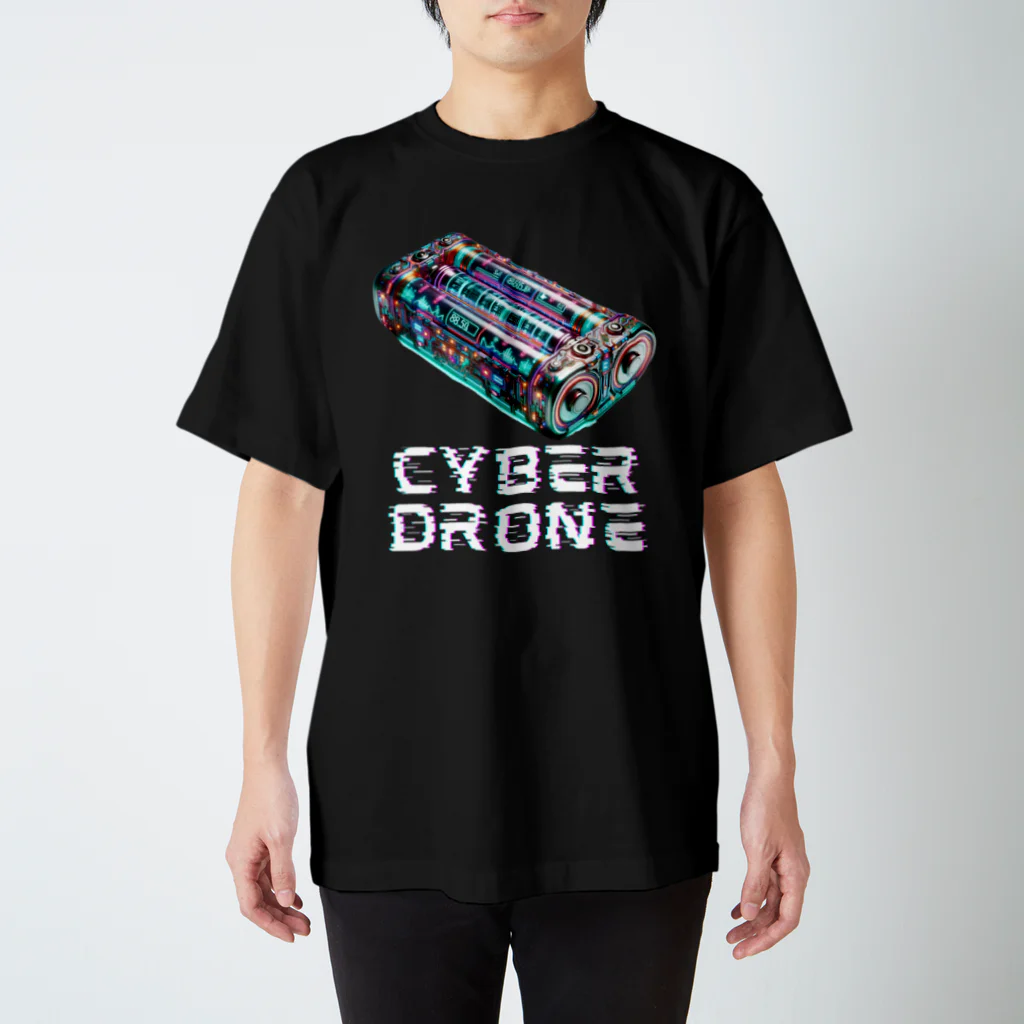 ドロスタのサイバードローン_バッテリー1 スタンダードTシャツ