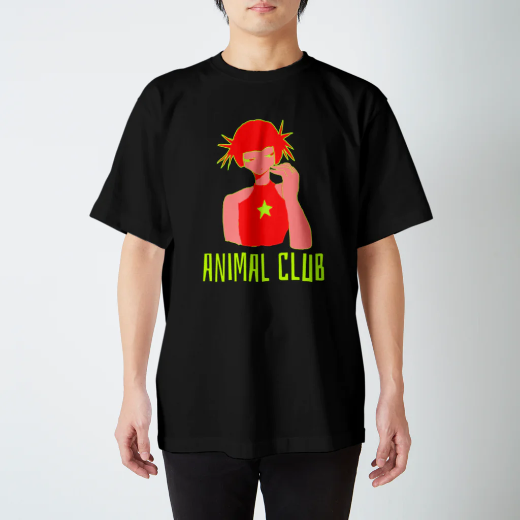 Et_quoiのANIMAL CLUB スタンダードTシャツ