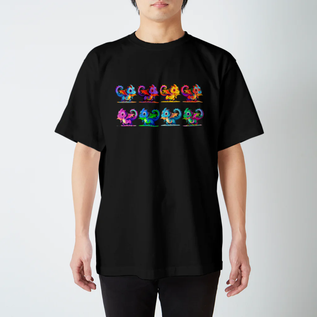 RONBOの恐竜の赤ちゃん スタンダードTシャツ