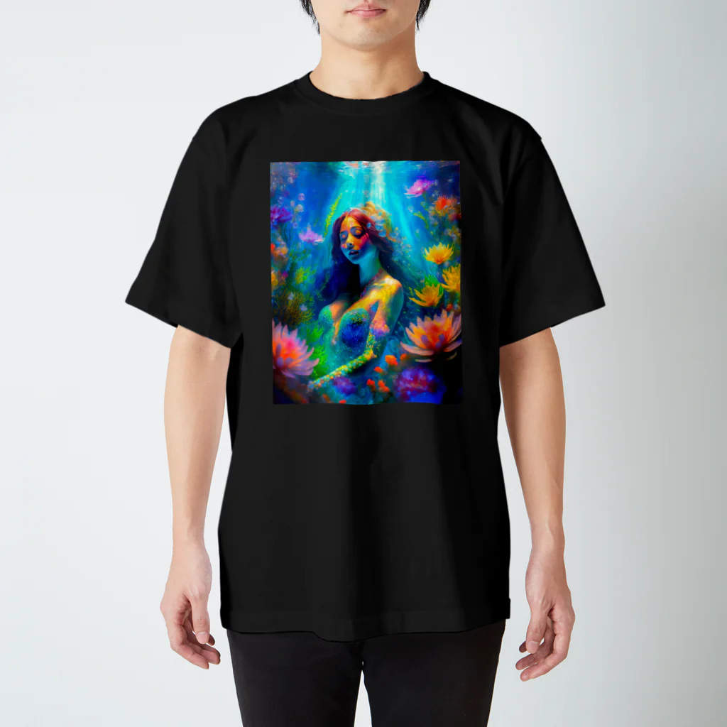 RONBOのGoddess who lives in the water スタンダードTシャツ