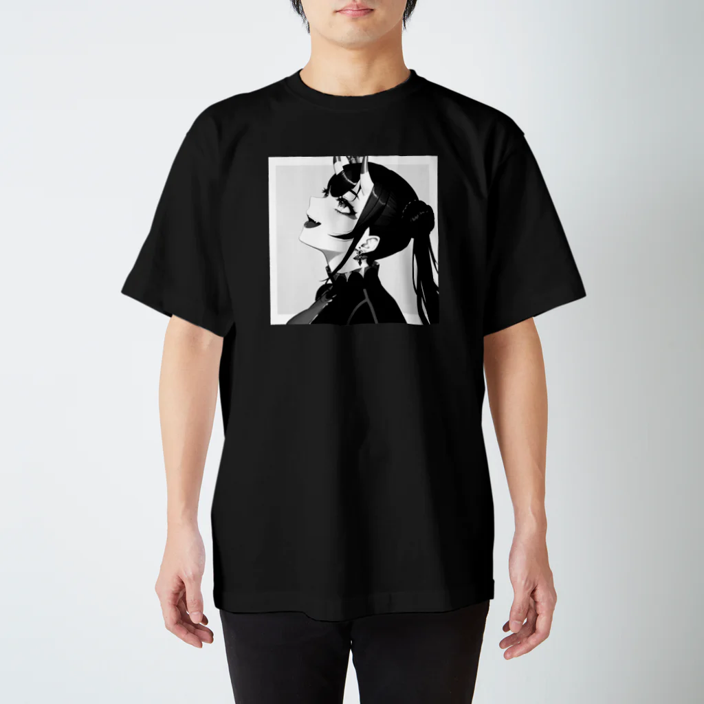 KafyRiruのよこ顔　鬼娘 Regular Fit T-Shirt