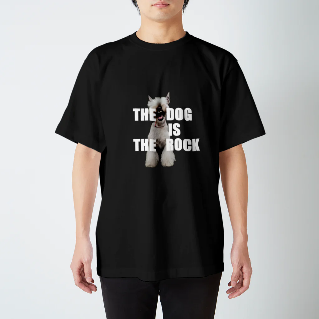 taneyanのTHE　DOG　IS　THE ROCK スタンダードTシャツ