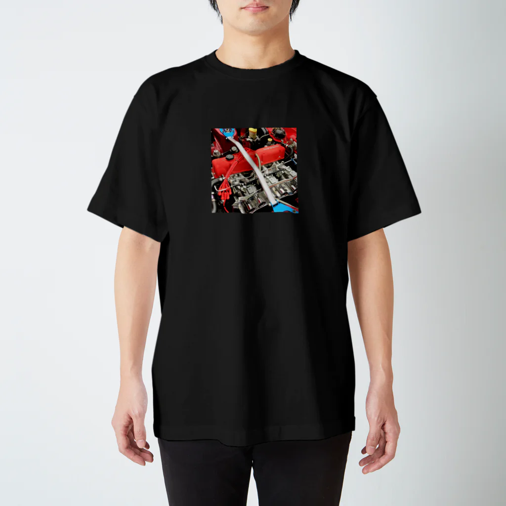 funk45の日本の名車シリーズ　エンジンルーム編 スタンダードTシャツ