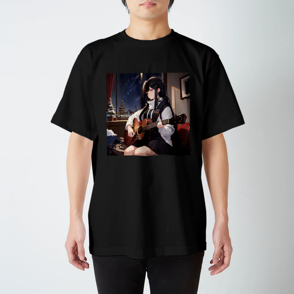 ミネラル太郎のギター少女　リオ スタンダードTシャツ