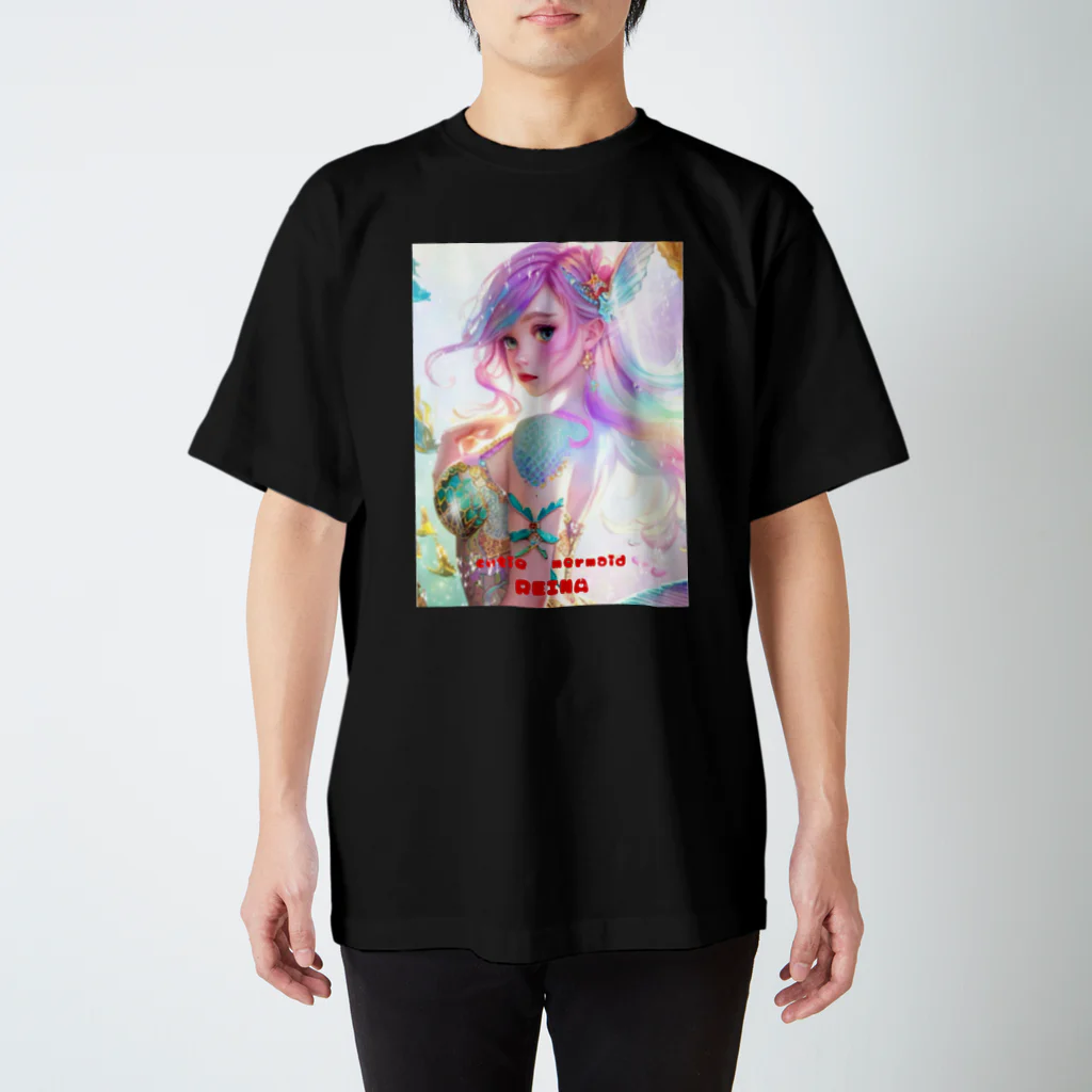 💖宇宙整体♪🌈♪こころからだチャンネル♪💖のcutie  mermaid  REINA Regular Fit T-Shirt