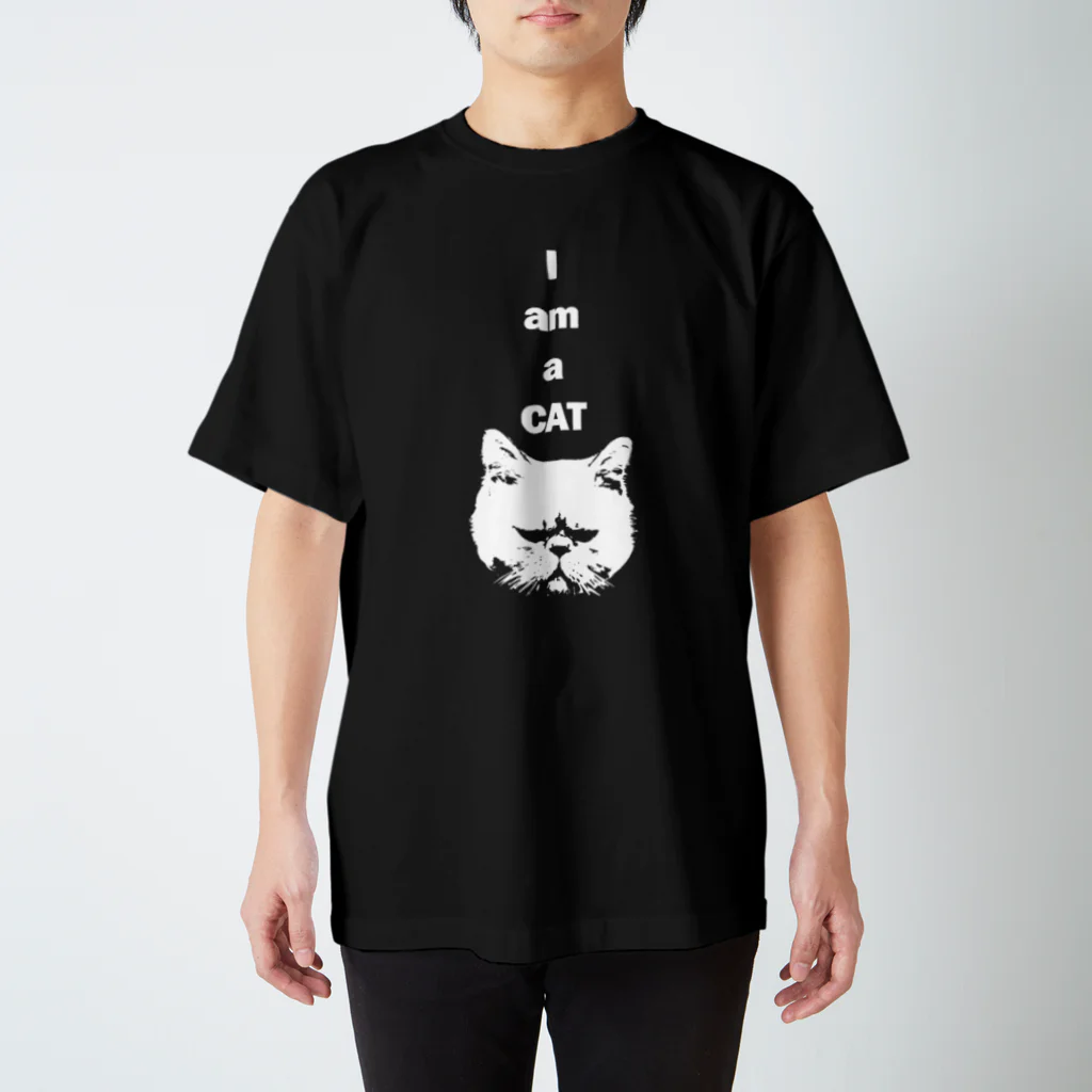 Catcafe CalicoのIAM A CAT KINAKO スタンダードTシャツ