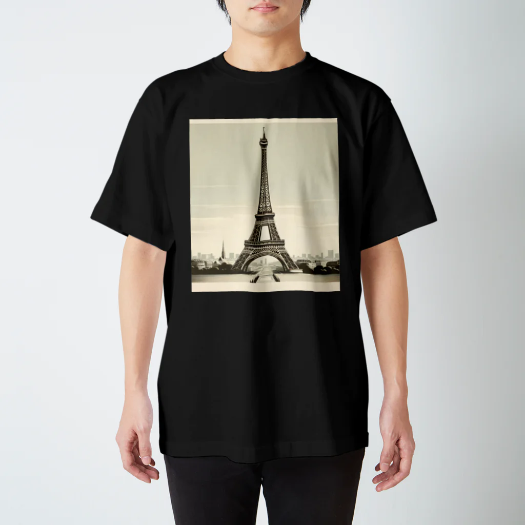 Nari-5iveの La tour Eiffel Regular Fit T-Shirt