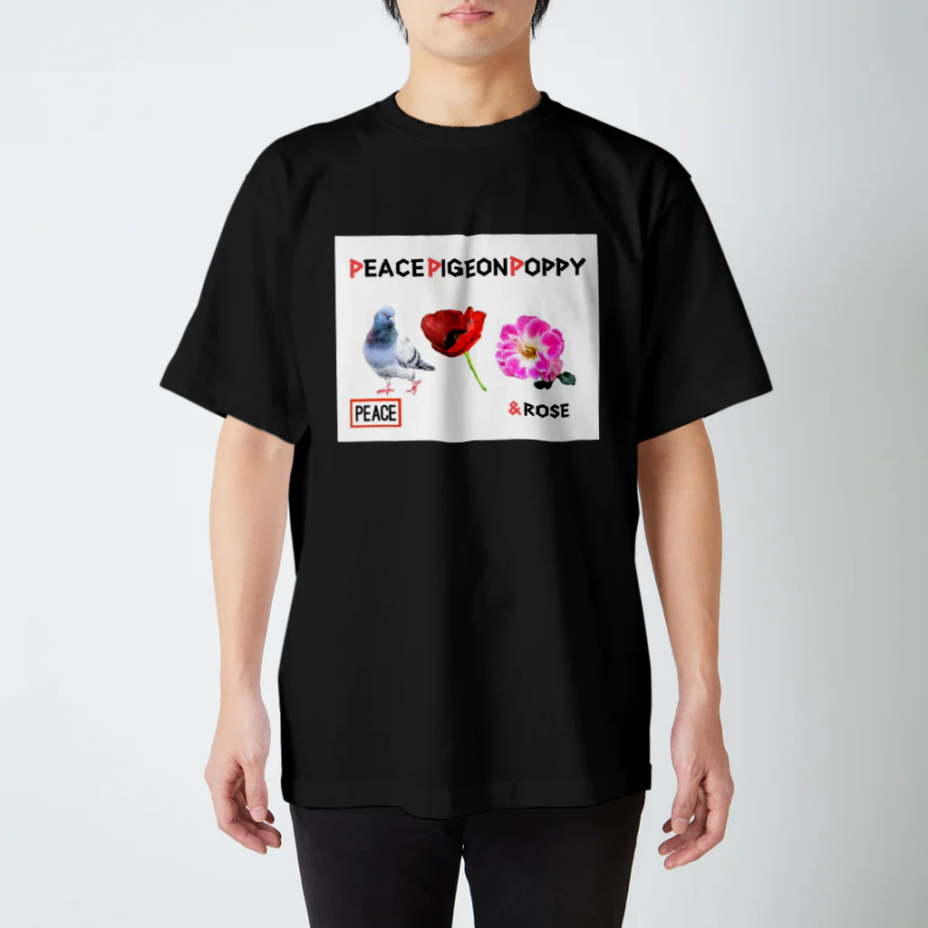 キリーフイッシュのPEACE ・PIGEON・POPPY＆ROSE Regular Fit T-Shirt