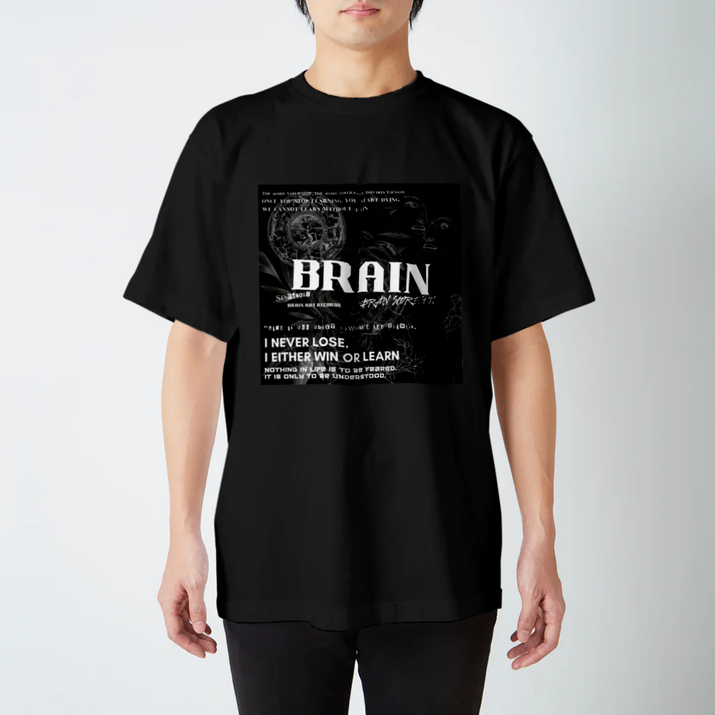 BRAIN ART RECORDSⒸのBRAIN ART RECORDS 2023 A/W WEB SHOP limited Product スタンダードTシャツ