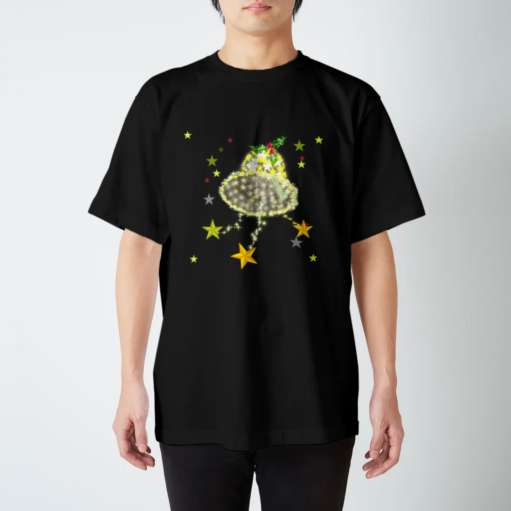 月夜のタツノオトシゴのEvery time a bell rings スタンダードTシャツ