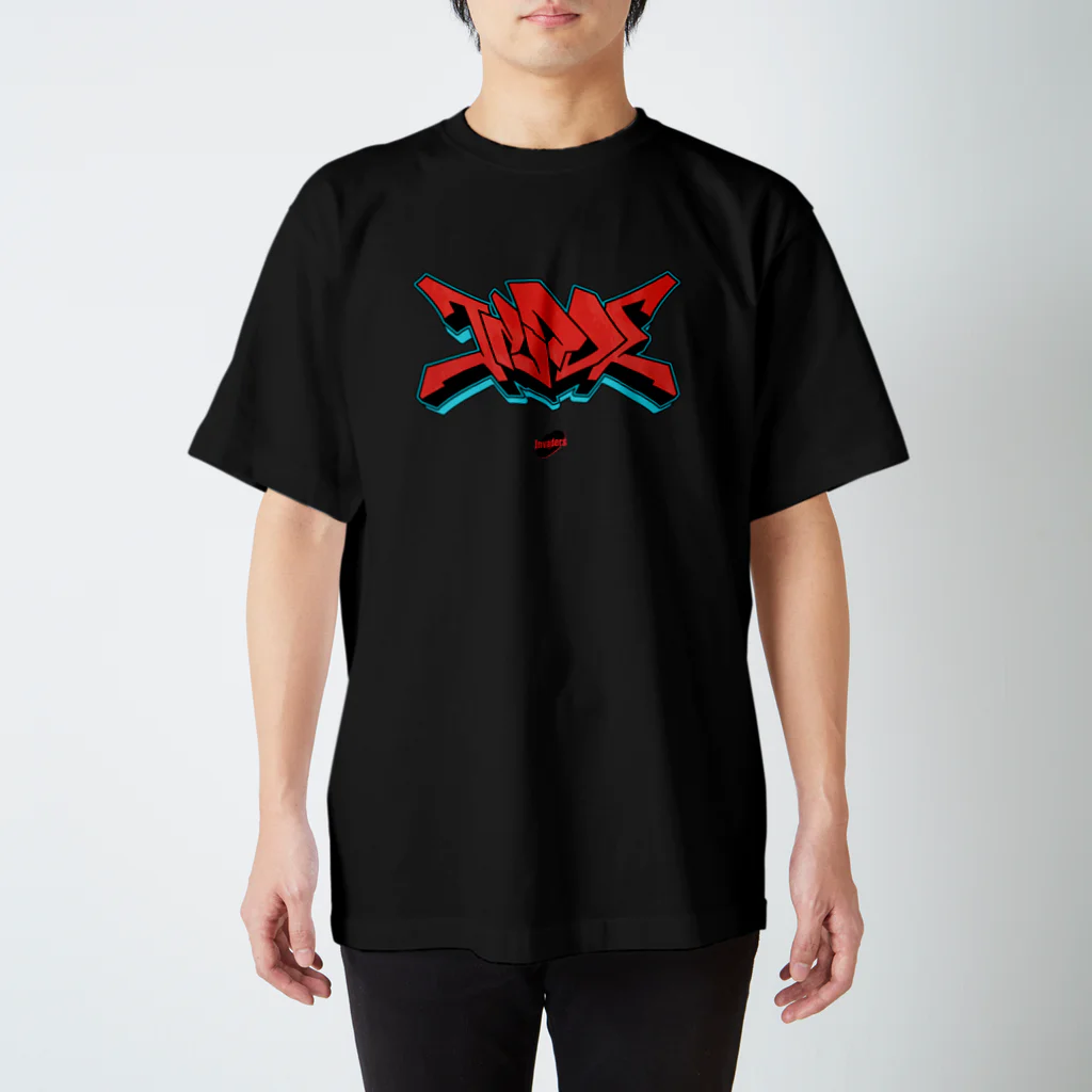 InvadersのGRAFF "INVADE"(WITH INVA_TAM) Regular Fit T-Shirt