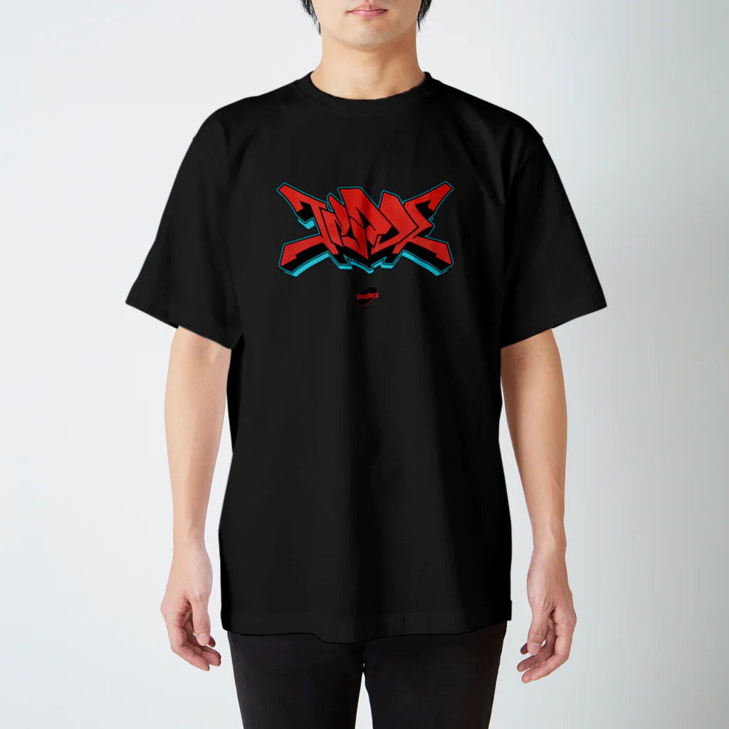 InvadersのGRAFF "INVADE"(WITH INVA_TAM) スタンダードTシャツ