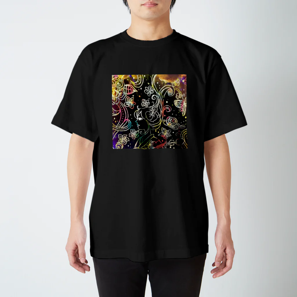 chichichisanの女の子描きました スタンダードTシャツ