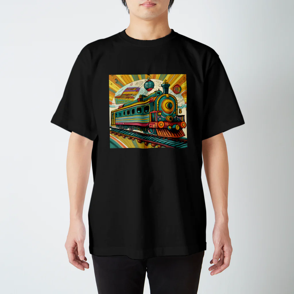 のんびりアート工房のレトロファッション スタンダードTシャツ