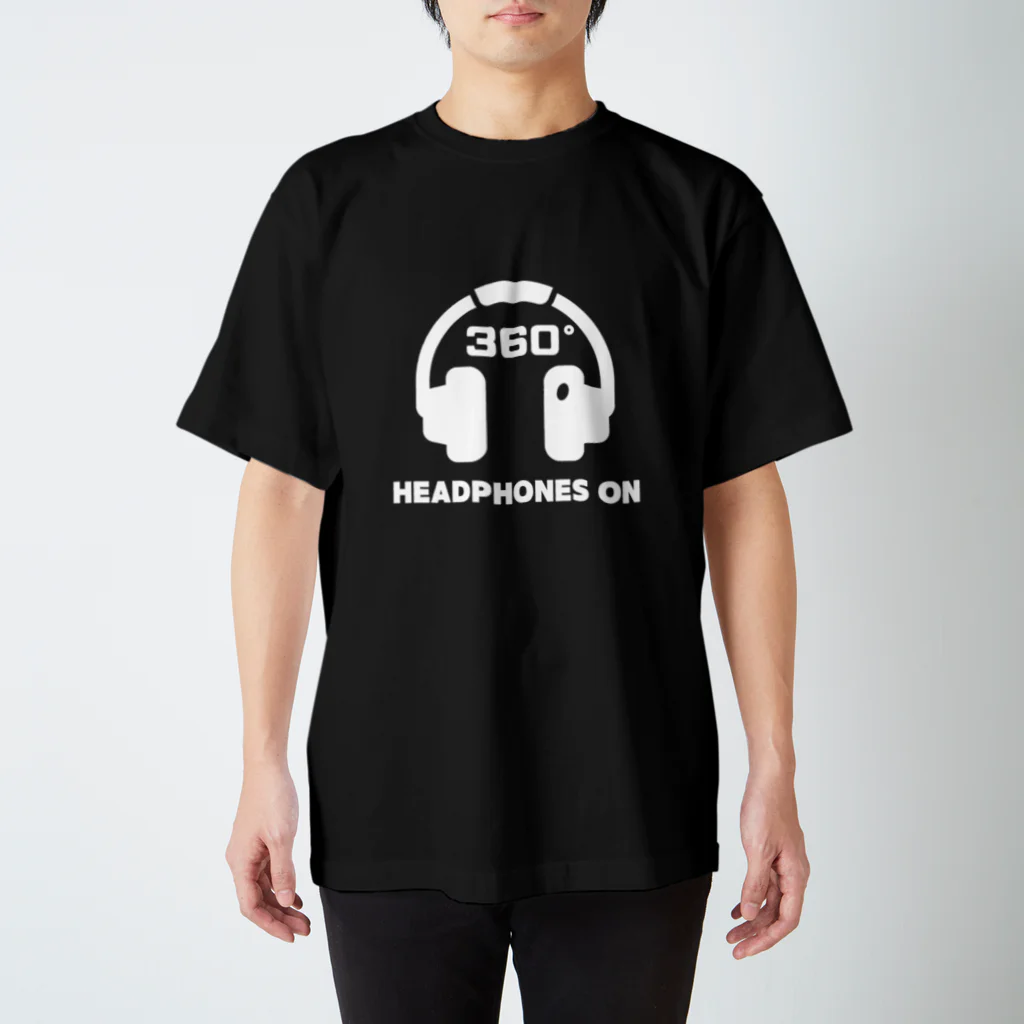 バイノーラル購買部のHEADPHONES ONグッズ スタンダードTシャツ