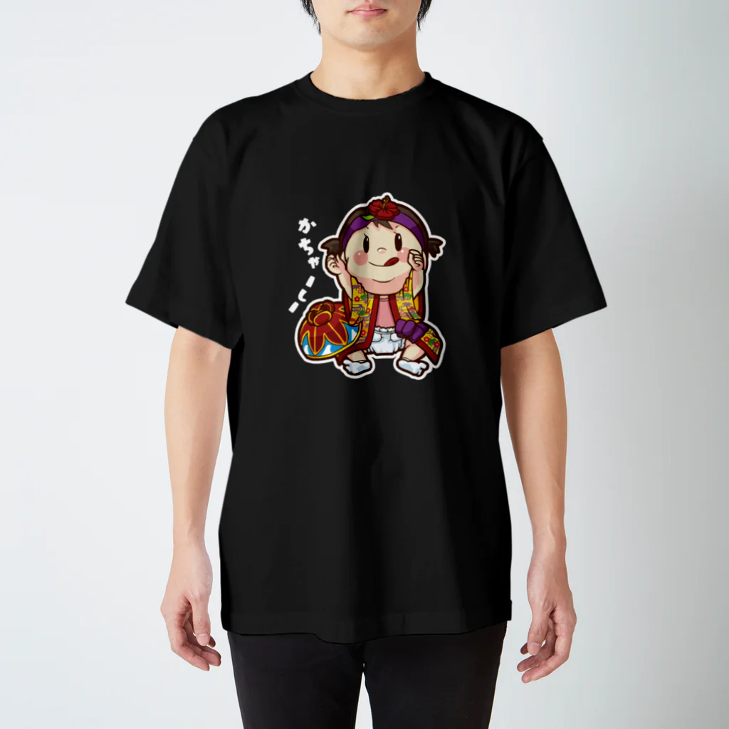 沖楽工房の沖縄　紅型ベイビー スタンダードTシャツ