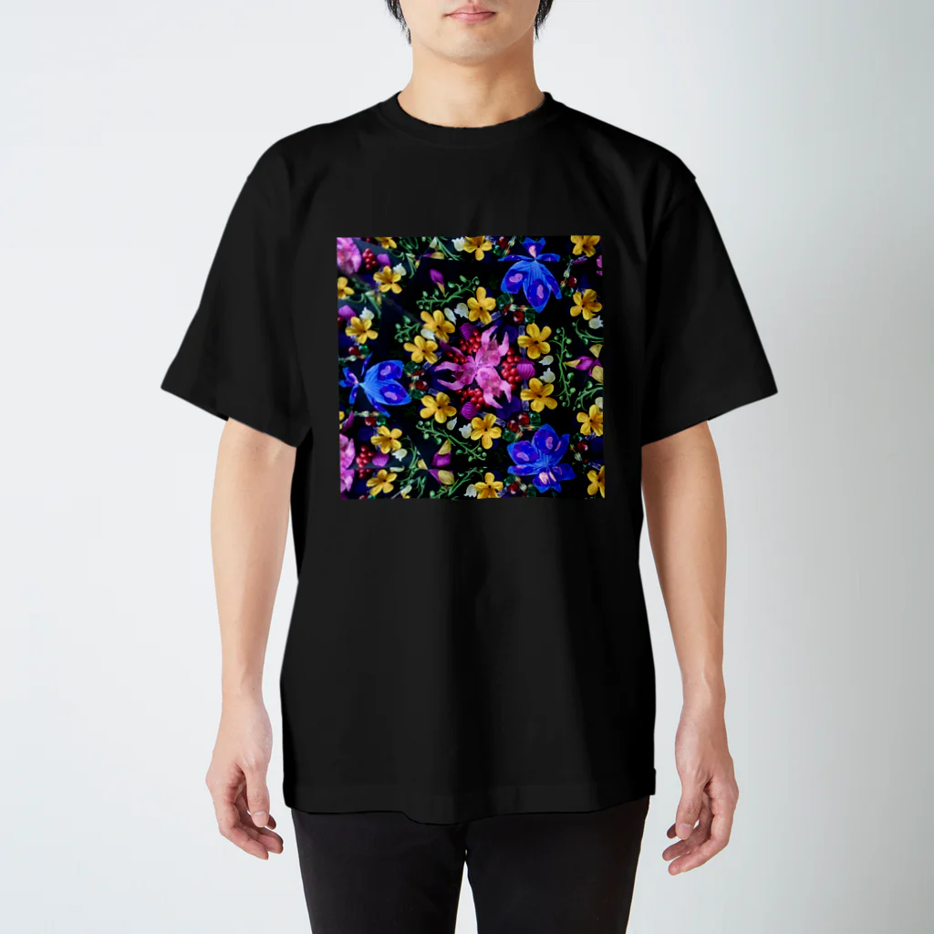 シゲマツヤの心喰花 Regular Fit T-Shirt