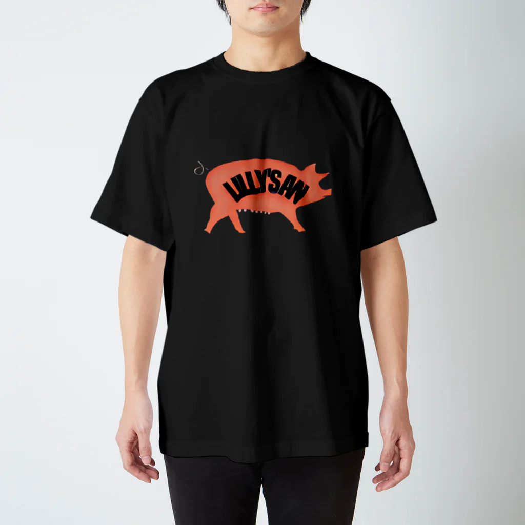 Lillys anのLillysan Mr.pig スタンダードTシャツ