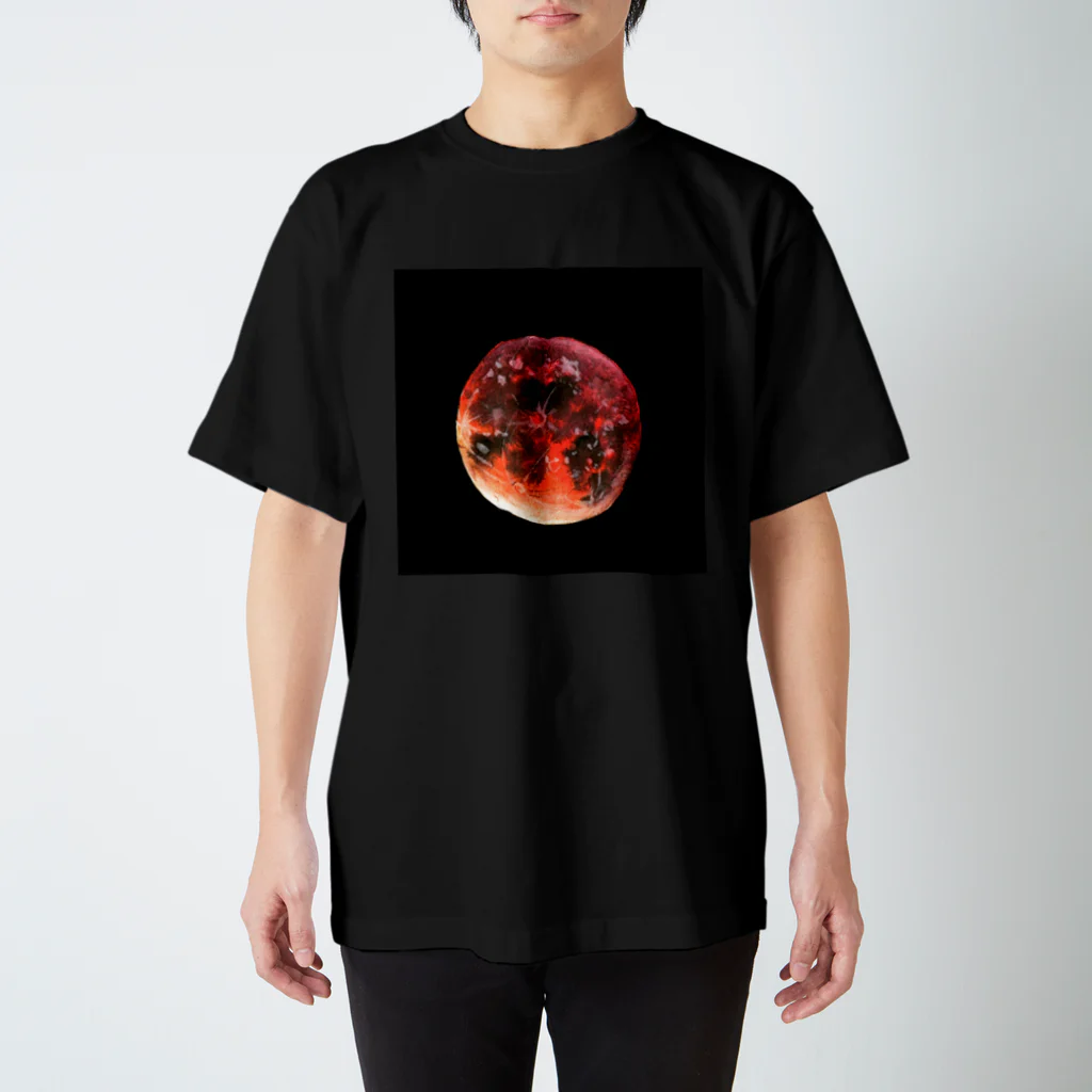 JapaneseArt Yui Shopの皆既月食 Regular Fit T-Shirt