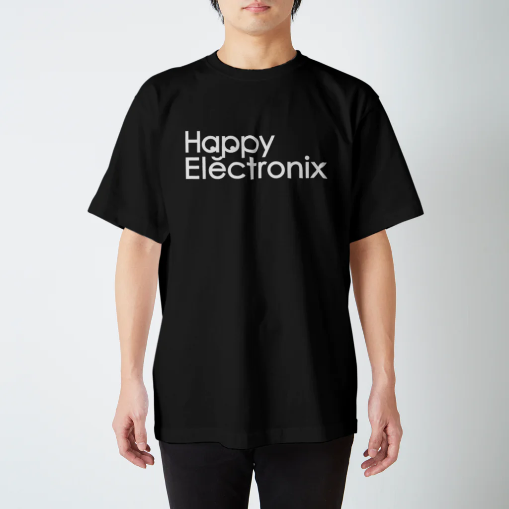 ハッピー・エレクトロニックスのハッピーエレクトロニックス（白） Regular Fit T-Shirt