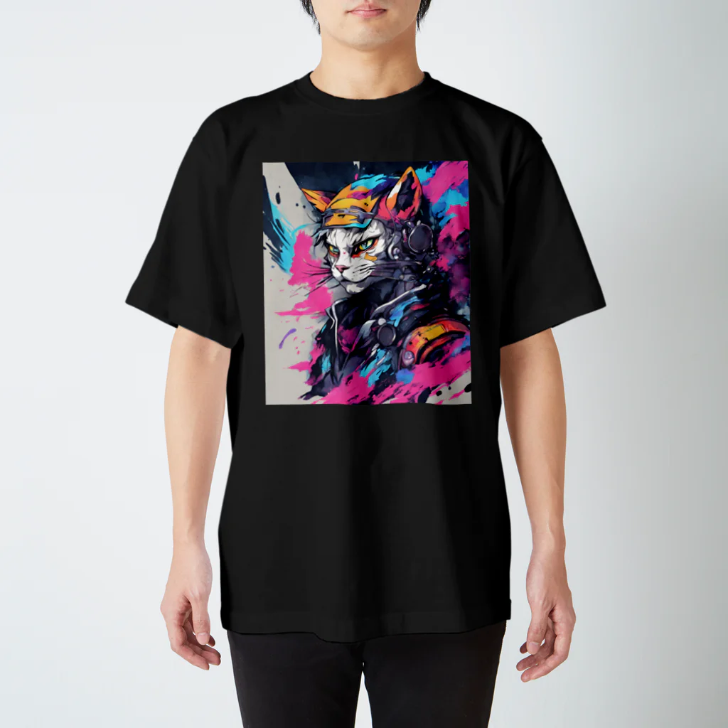 レイカランクの猫男6 スタンダードTシャツ