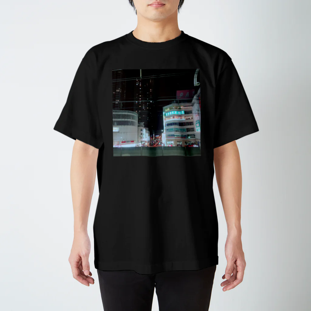 sarasararyの本八幡の夜 スタンダードTシャツ