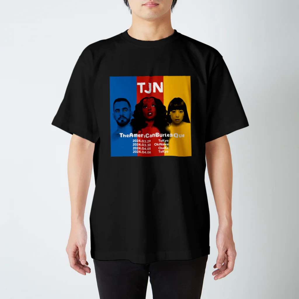 NBProductionのTAB 24S Tour T-shirt (Black) スタンダードTシャツ