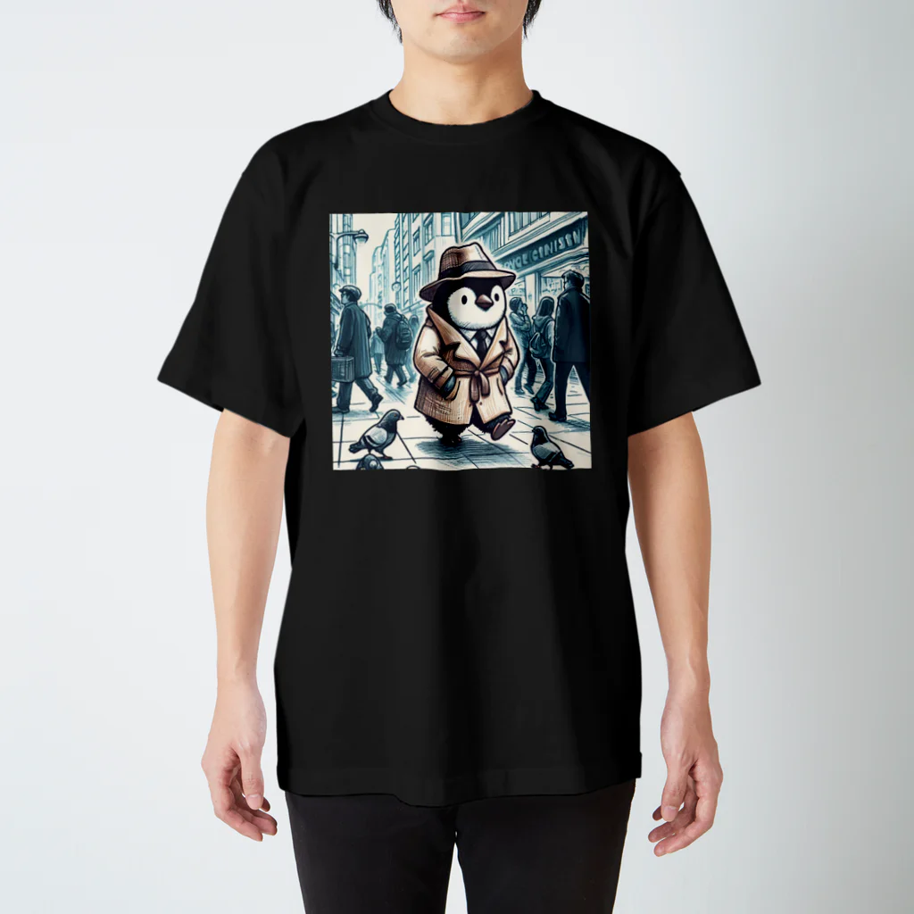 連想系の都会ペンギン Regular Fit T-Shirt