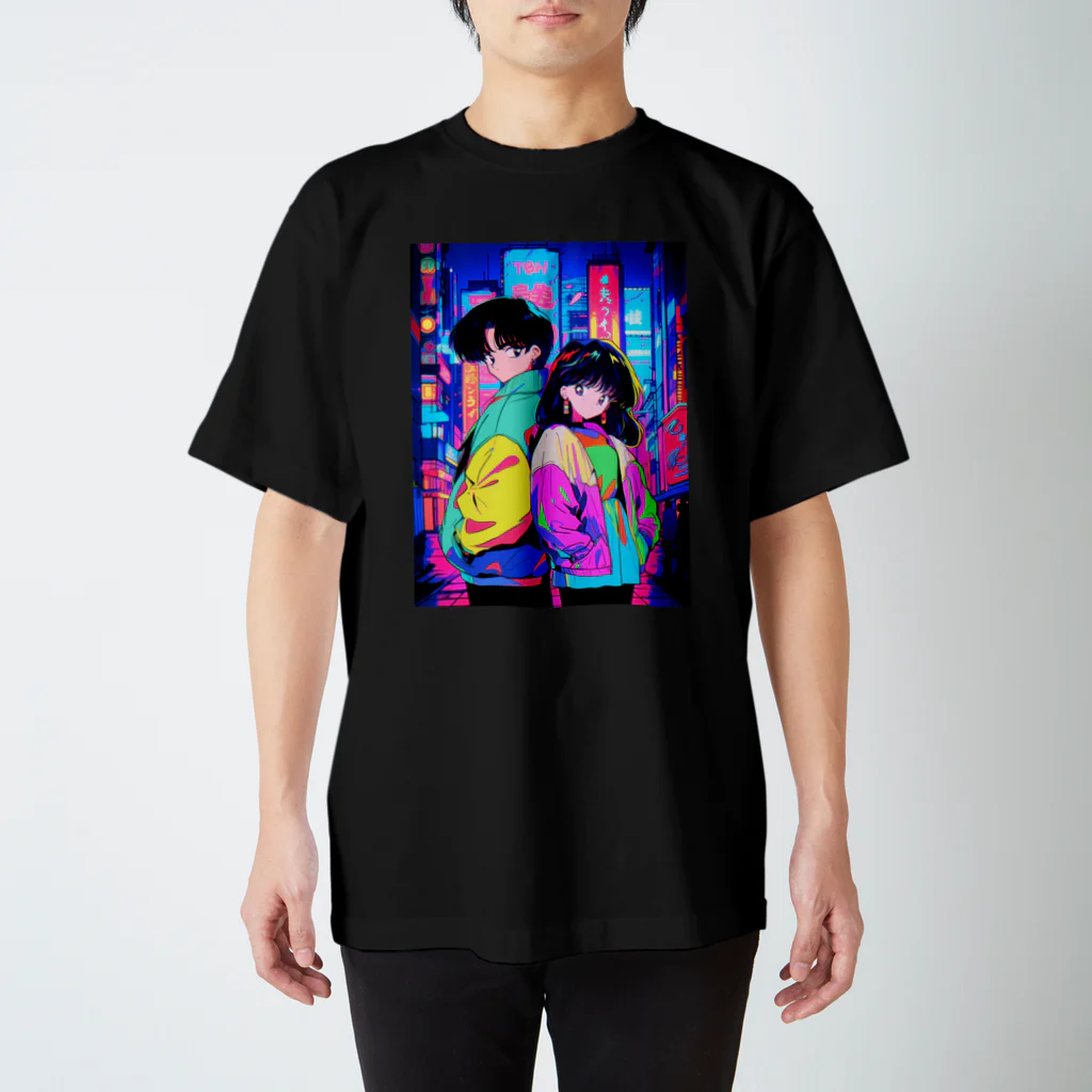 monoillustのDowntown Tokyo スタンダードTシャツ