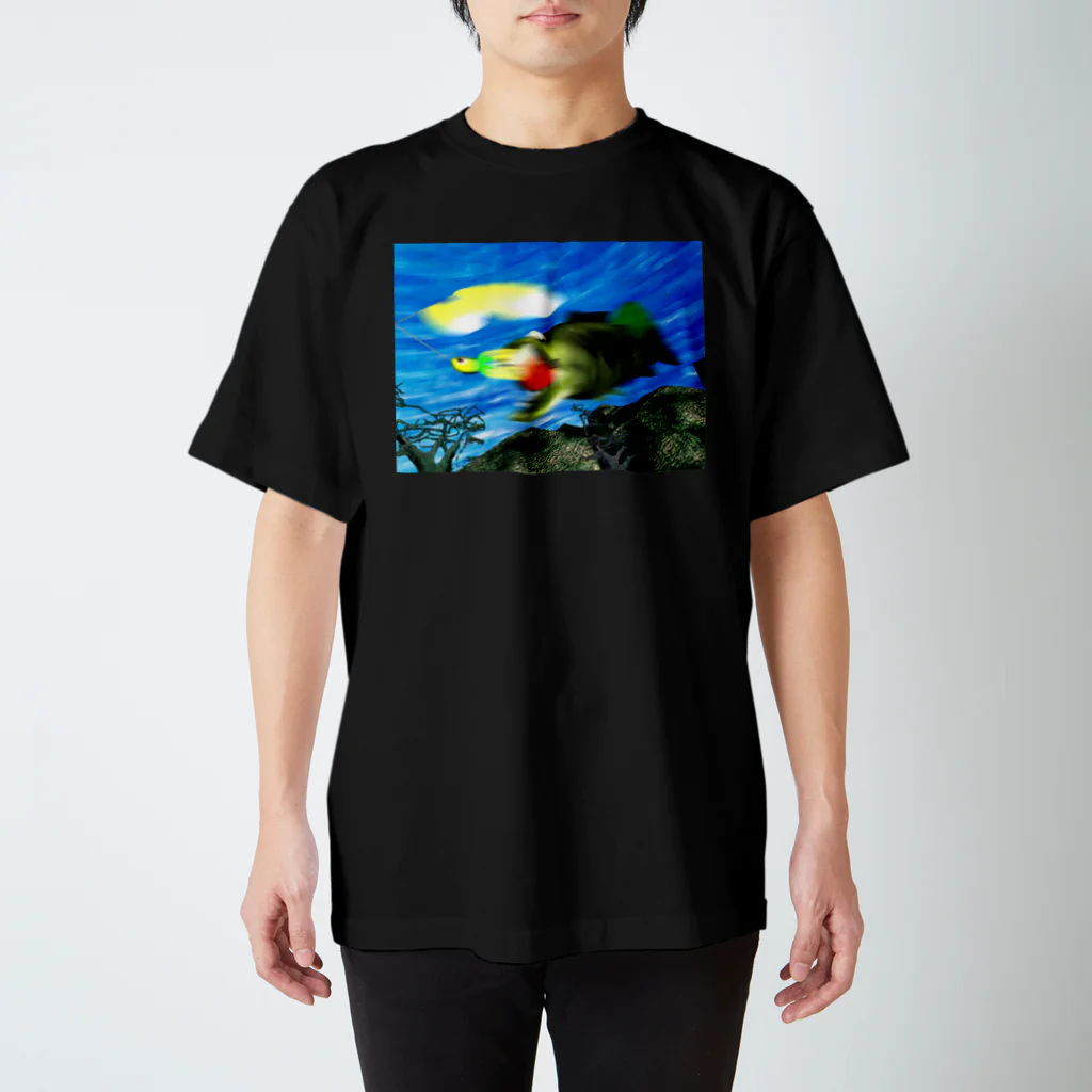 🏝南国の離島に憧れるイラストレーターのスピナーベイト Regular Fit T-Shirt