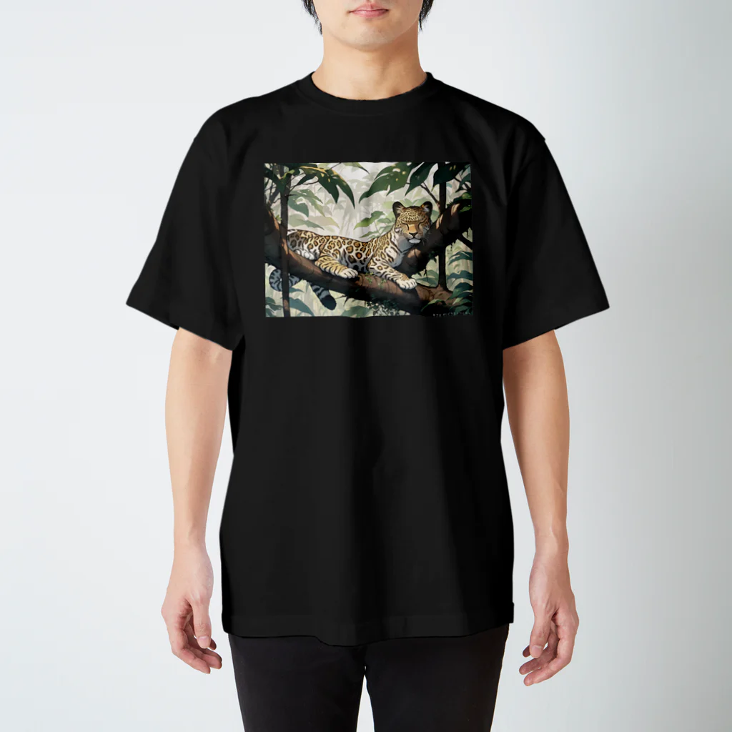 Hobby Factory SHOPの木の上でのお昼寝タイムＡ(背面有) Regular Fit T-Shirt