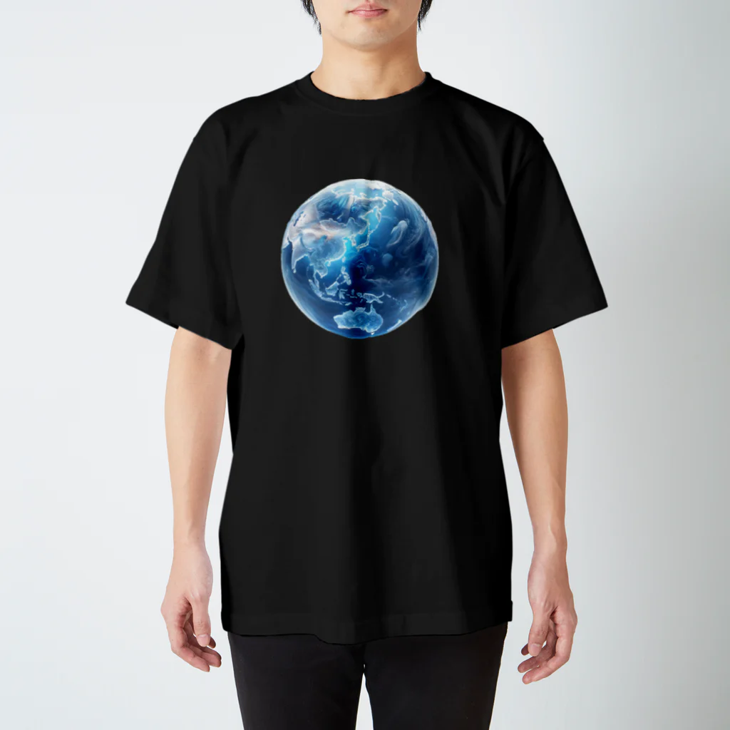 Ryoukaの地球_ガラス玉 スタンダードTシャツ