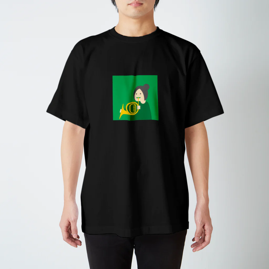 いまさしの意識低いホルン吹き スタンダードTシャツ