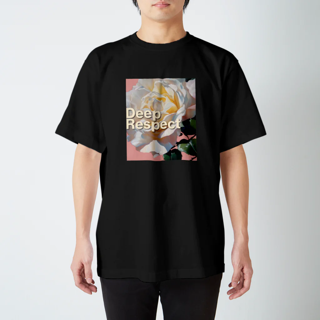 黒野のWhite Rose スタンダードTシャツ