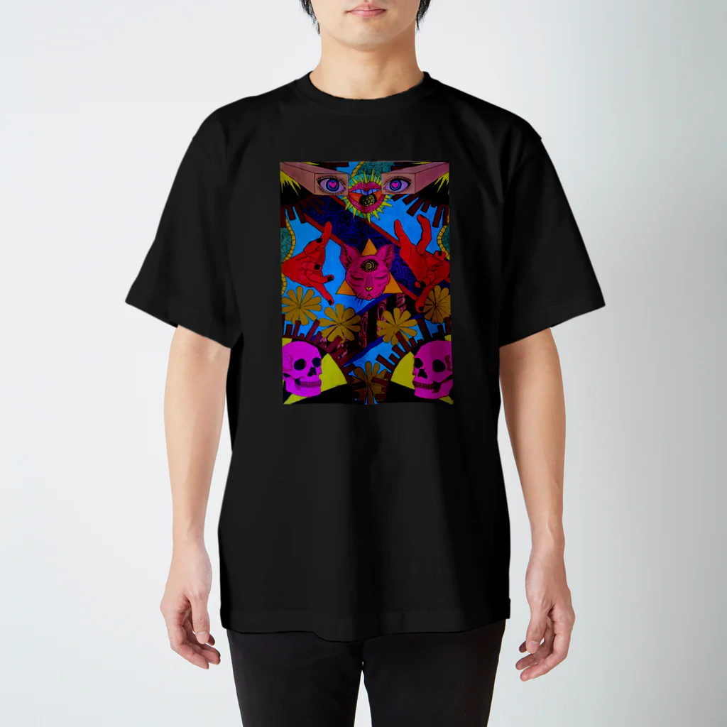 湯鴉のオリジナルイラスト スタンダードTシャツ