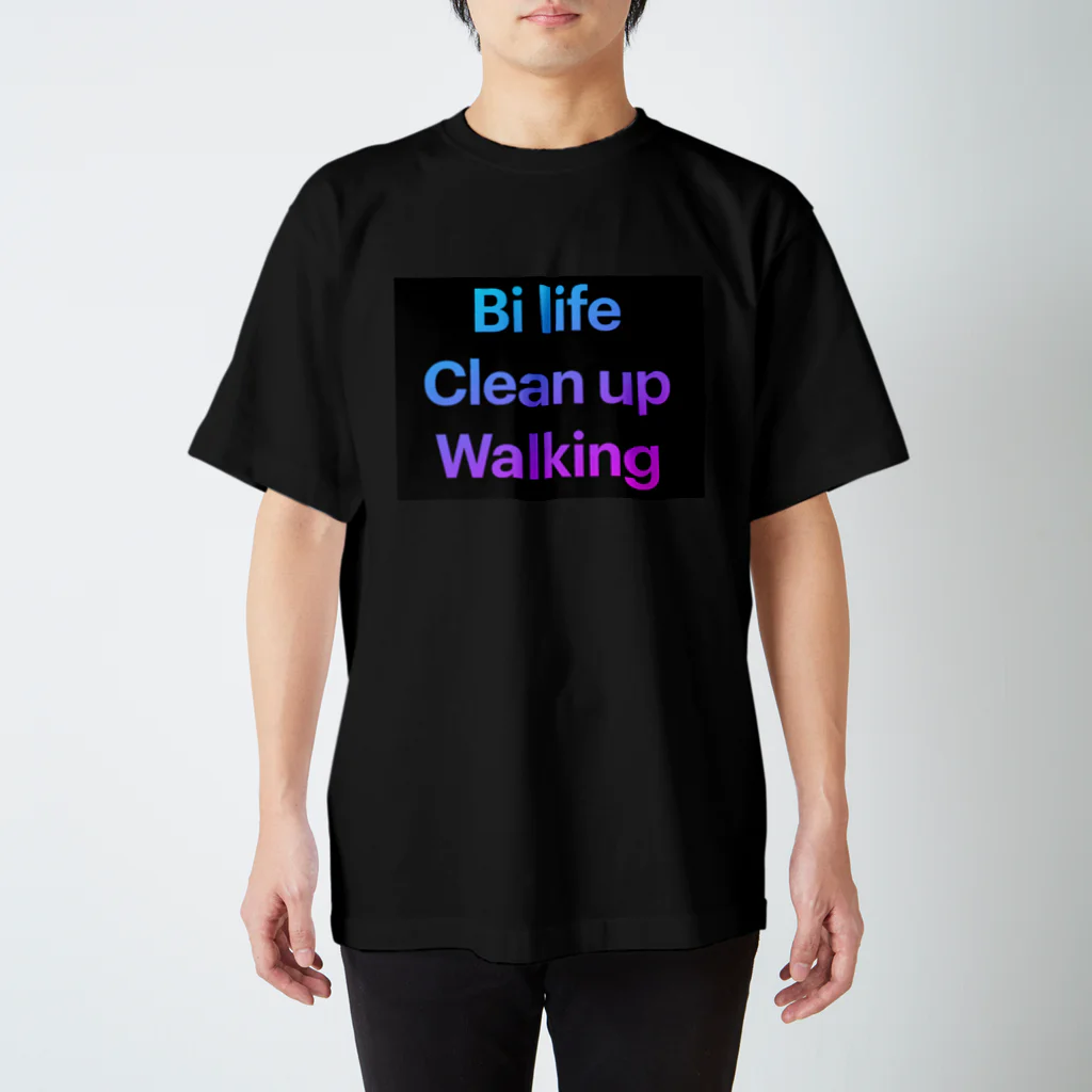 mamixmamixのBi life Clean up Tシャツ ユニバース スタンダードTシャツ