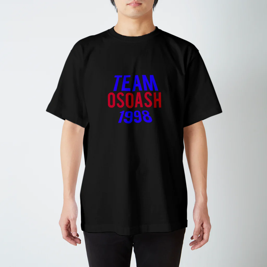 OSOASHのTEAMOSOASHロゴ スタンダードTシャツ